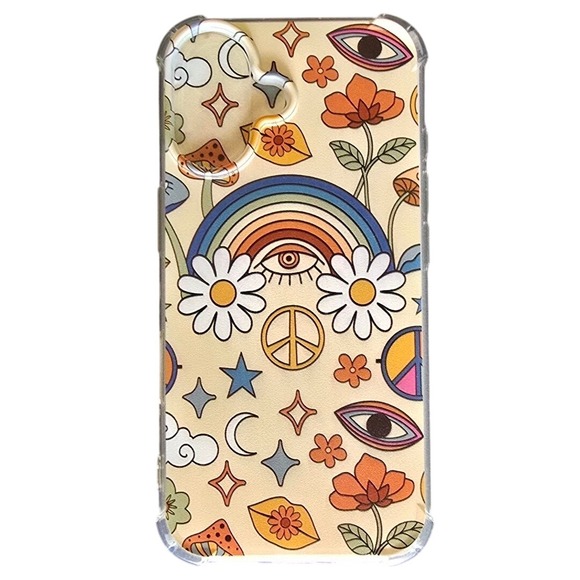 Other - **3/$15** iPhone 16 Phone Case Hippy Trippy Good Vibes Retro Designs